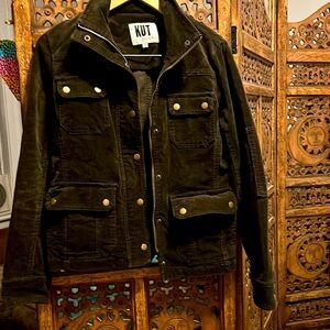 Kut from the kloth brown corduroy jacket size small